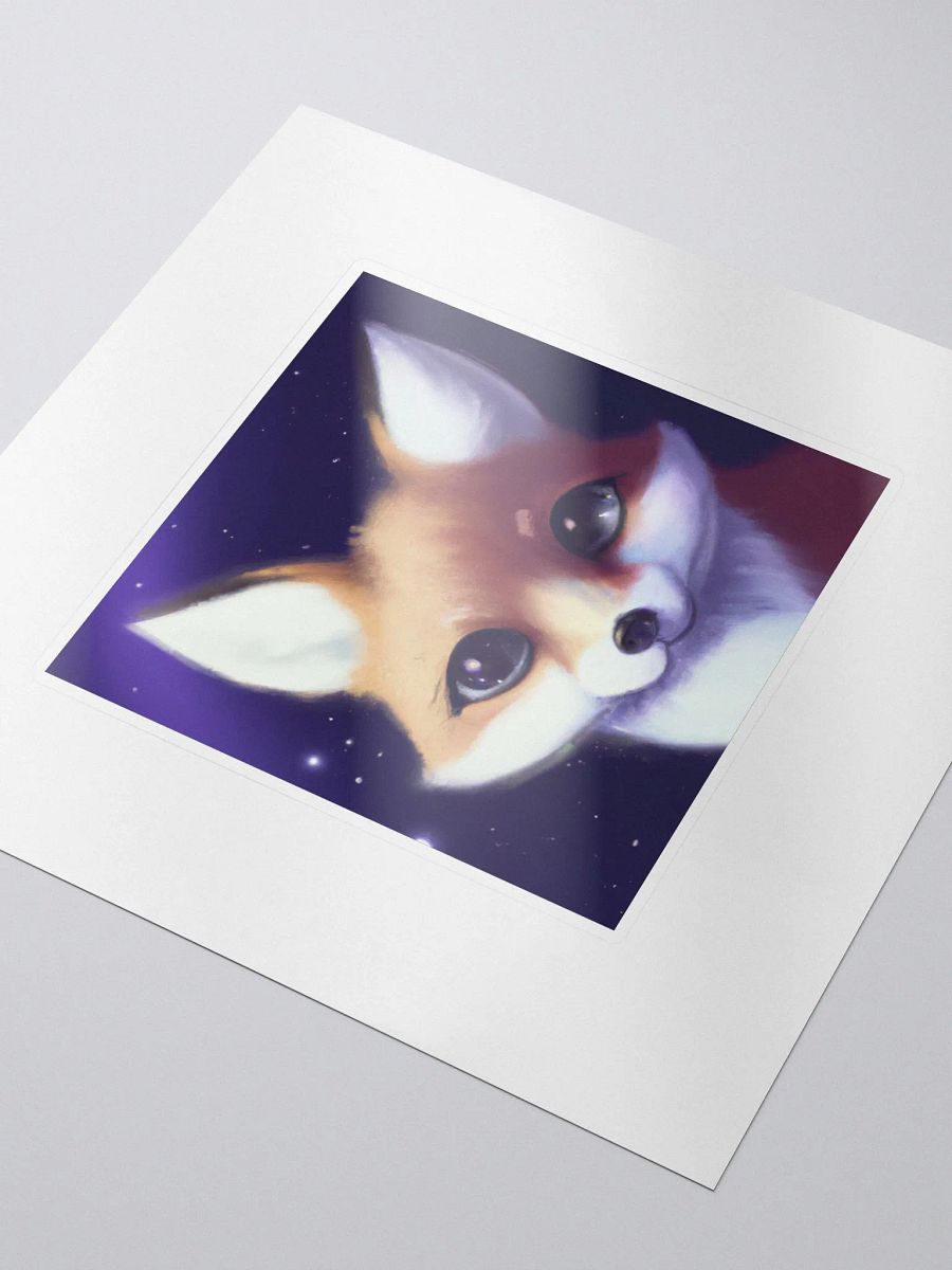 Cute Galactic Fox Sigma Sticker product image (3)