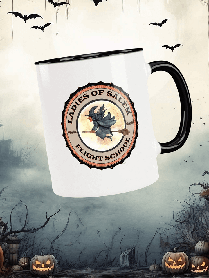 Ladies of Salem Flight School Witchy Halloween Mug product image (1)