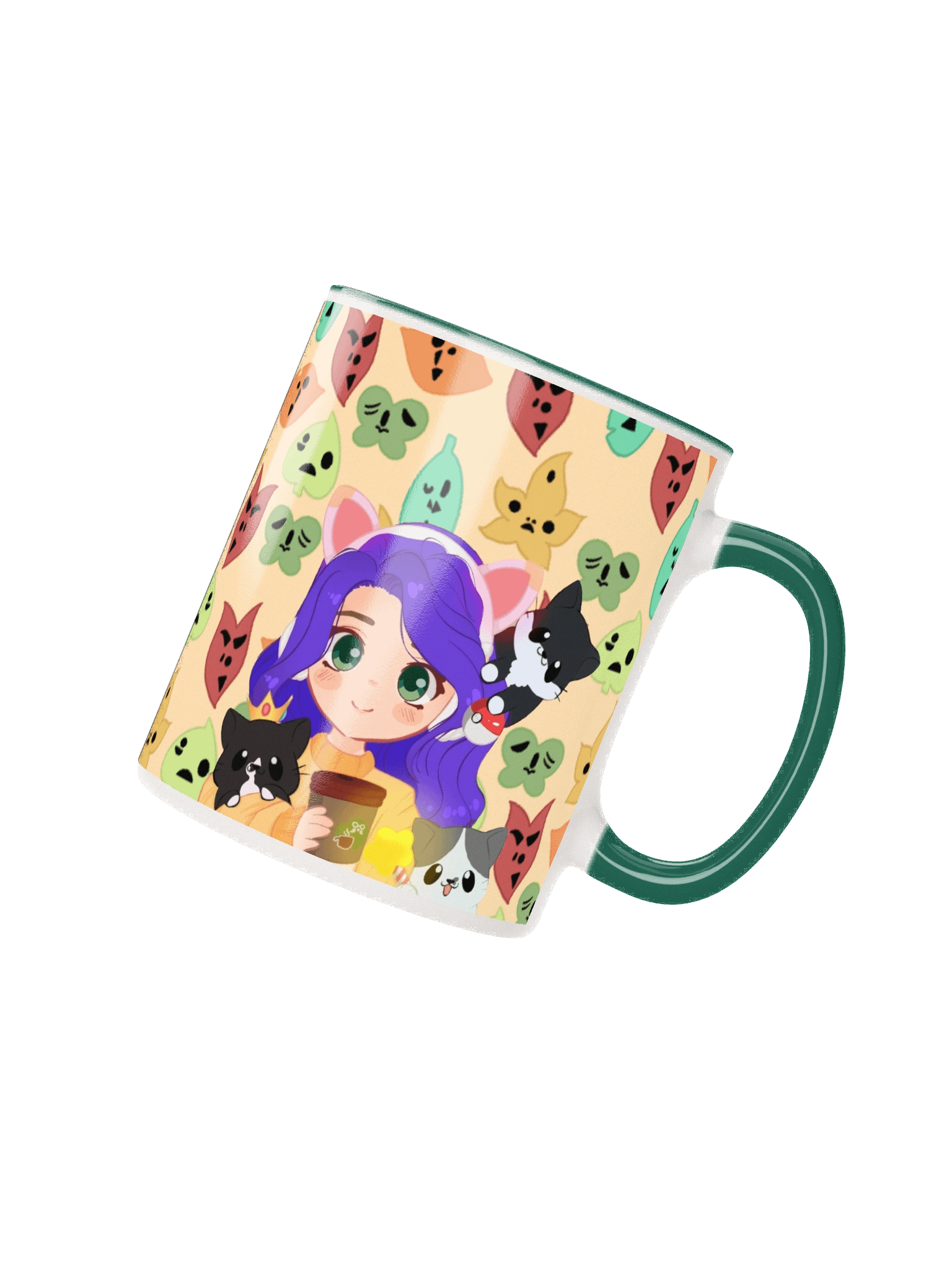 Al & Kitties Mug With Inside Color Purple product image (10)