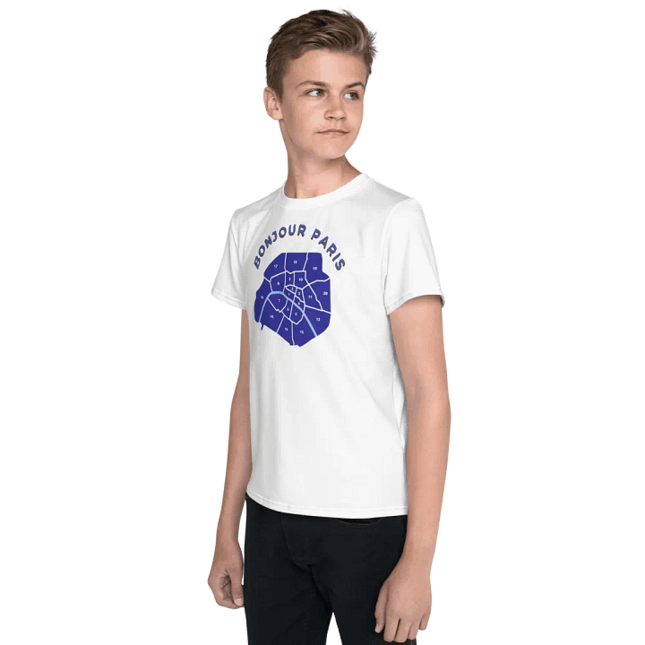 BONJOUR PARIS - WHITE UNISEX T-SHIRT product image (2)