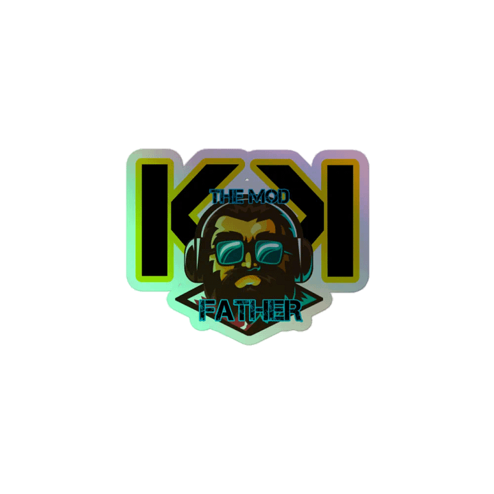 themodfather holographic stickers product image (2)