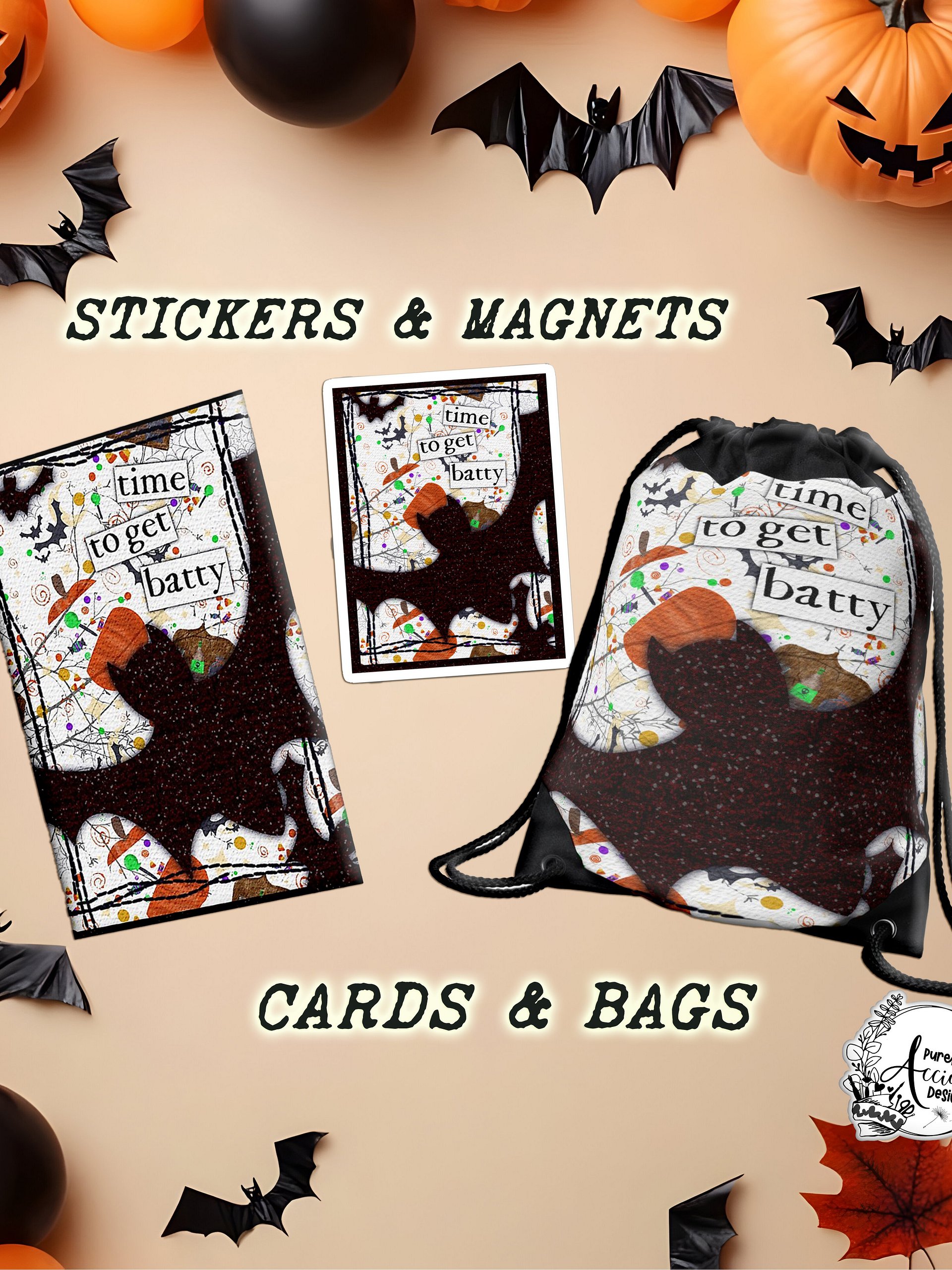 Time To Get Batty Graphic product image (1)