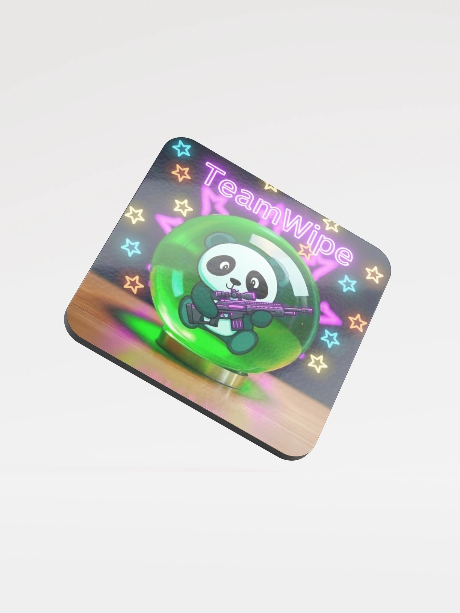 Neon Panda TeamWipe Coaster product image (1)