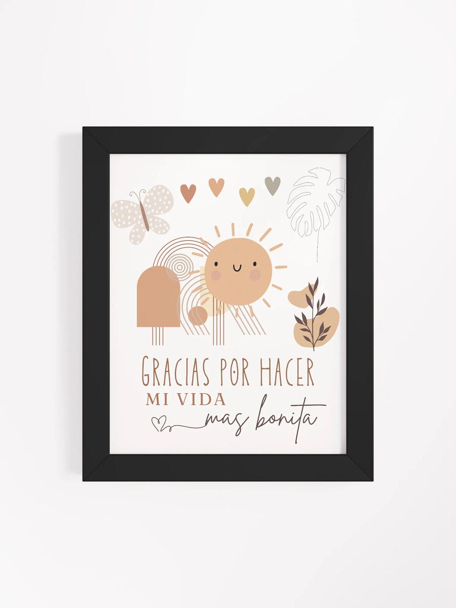 Boho Happy Mother´s Day Gracias Cute Wall Art product image (4)