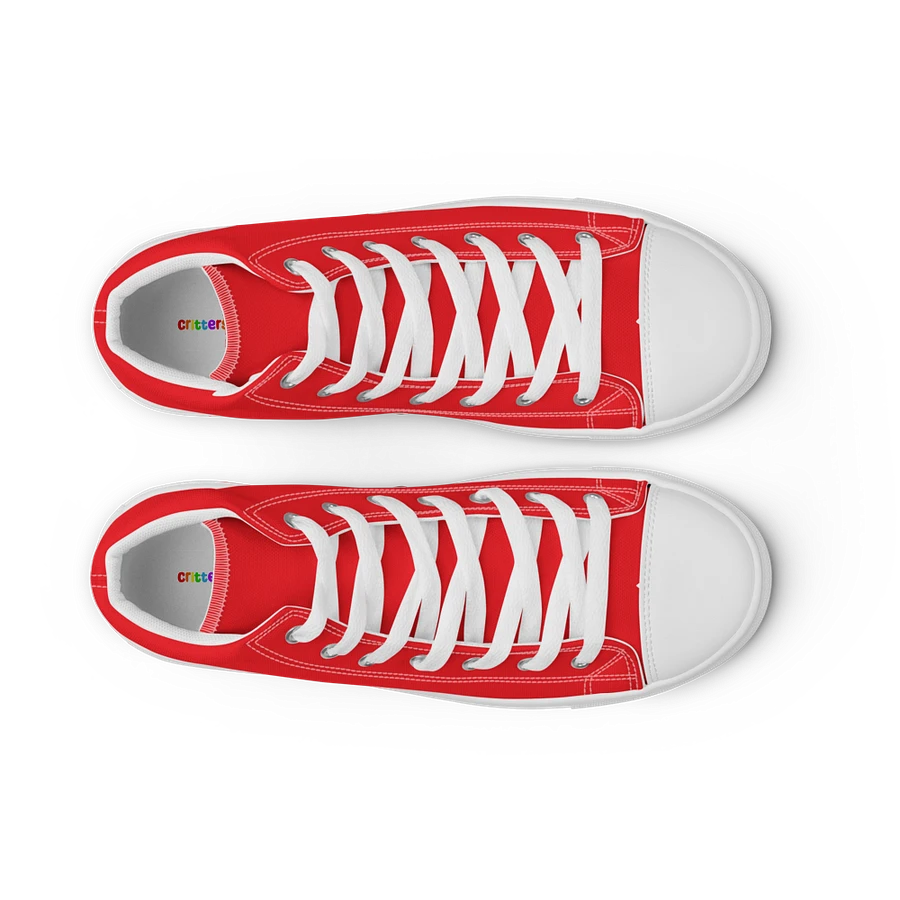 Red and White Flower Sneakers product image (40)