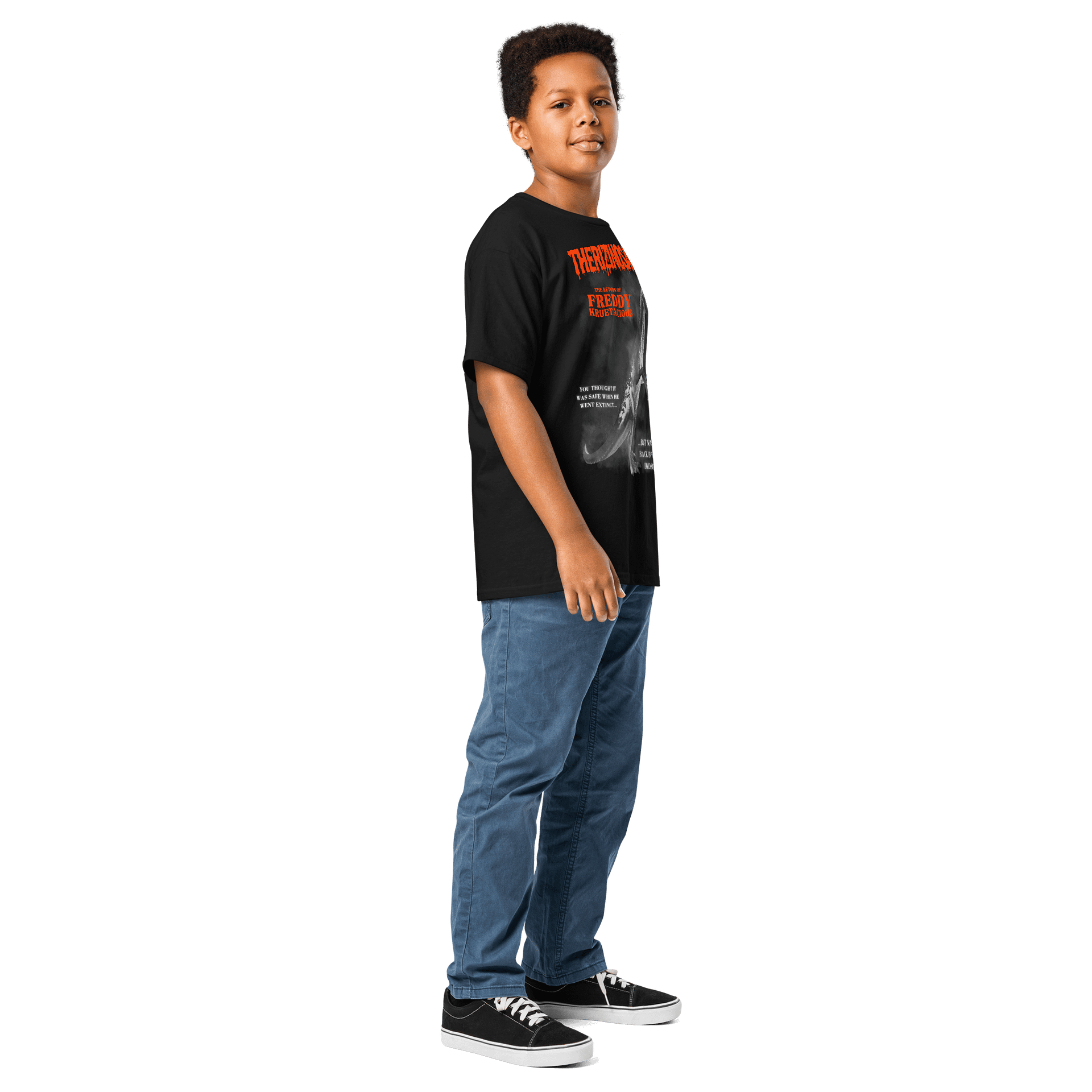 Therizinosaurus - Return of Freddy Kruetacious Funny Horror Dino Shirt product image (3)