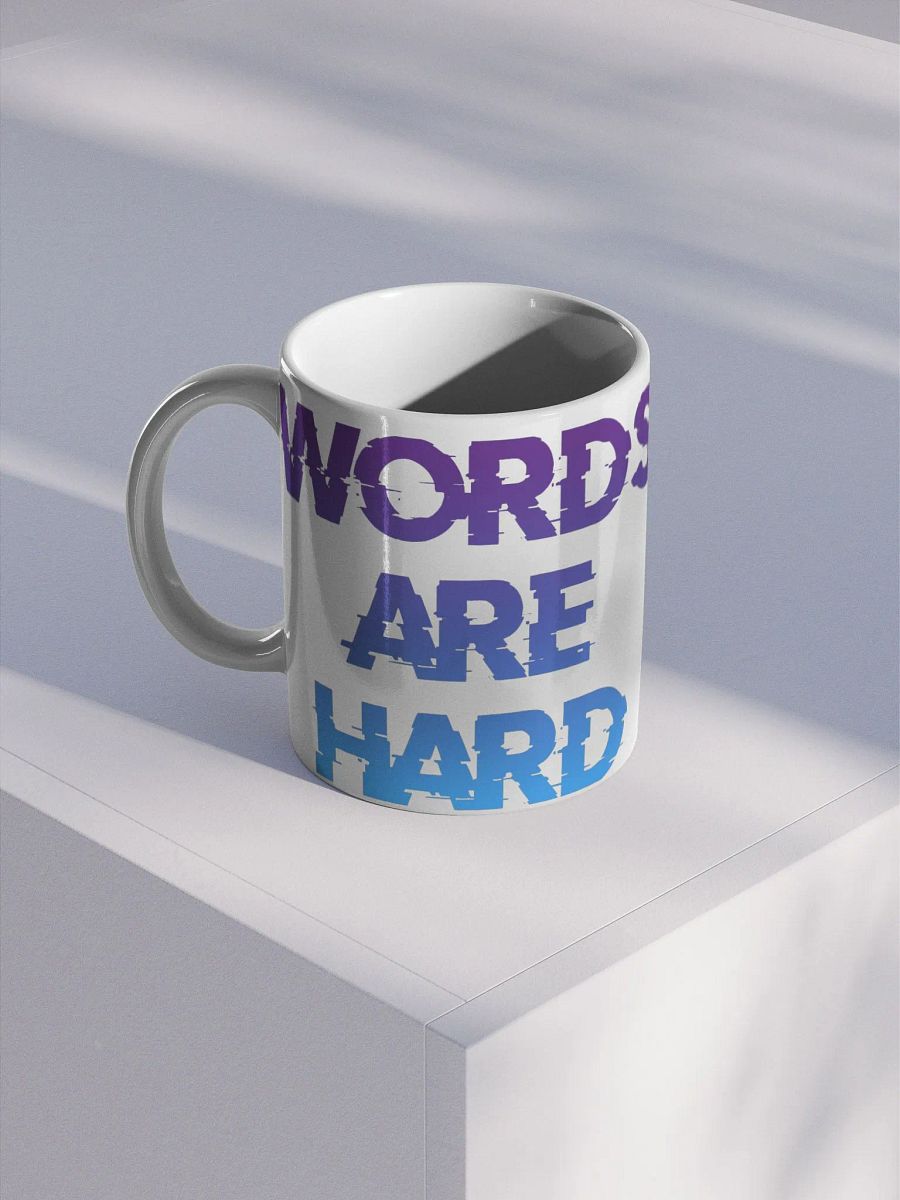 Words Are Hard Mug product image (1)