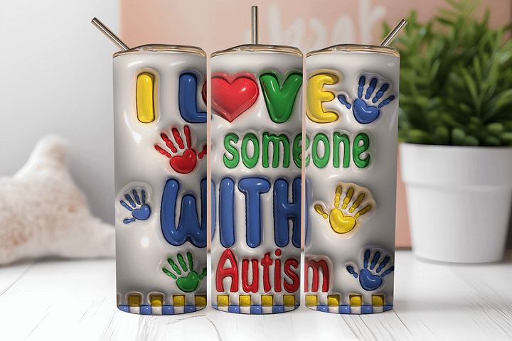 Love for Autism Stainless Steel Tumbler product image (2)