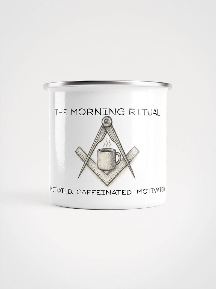 The Morning Ritual – Enamel Mug product image (1)