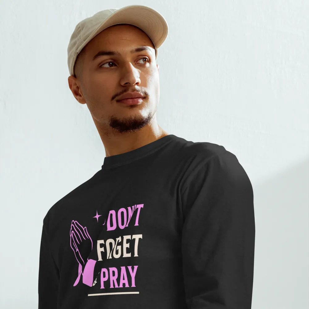 Pray Without Ceasing Long Sleeve Shirt product image (9)