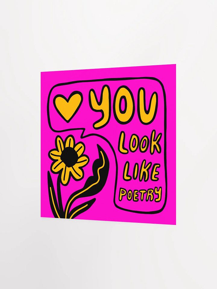 Like Poetry Art Print product image (6)
