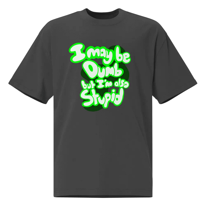 Dumb Kitty Stupid Kitty (Oversized T-Shirt) product image (1)