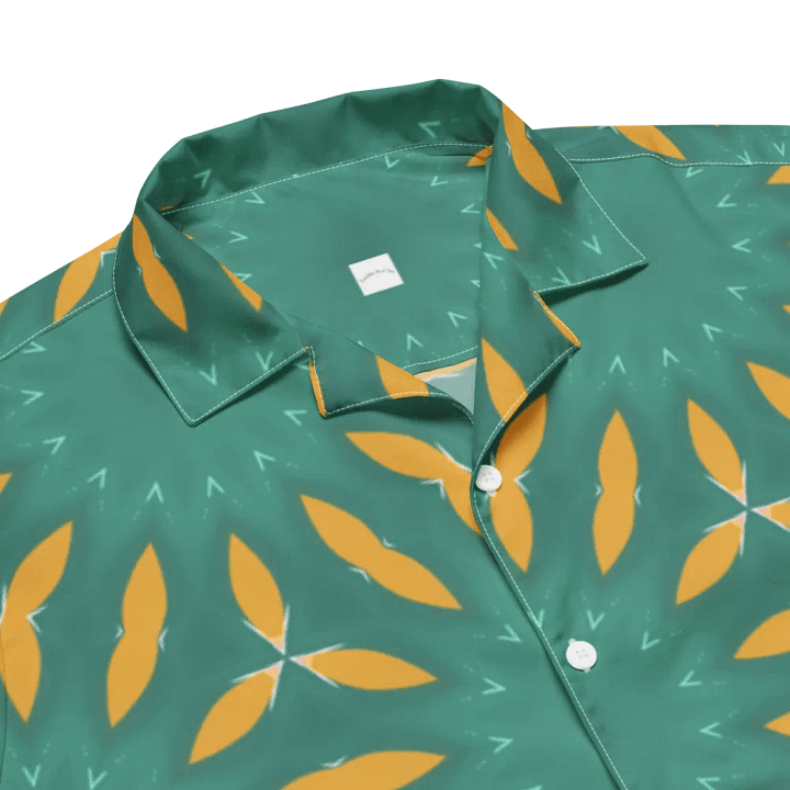 Hawaiian Style Shirt, Burst Print, Button Up product image (2)