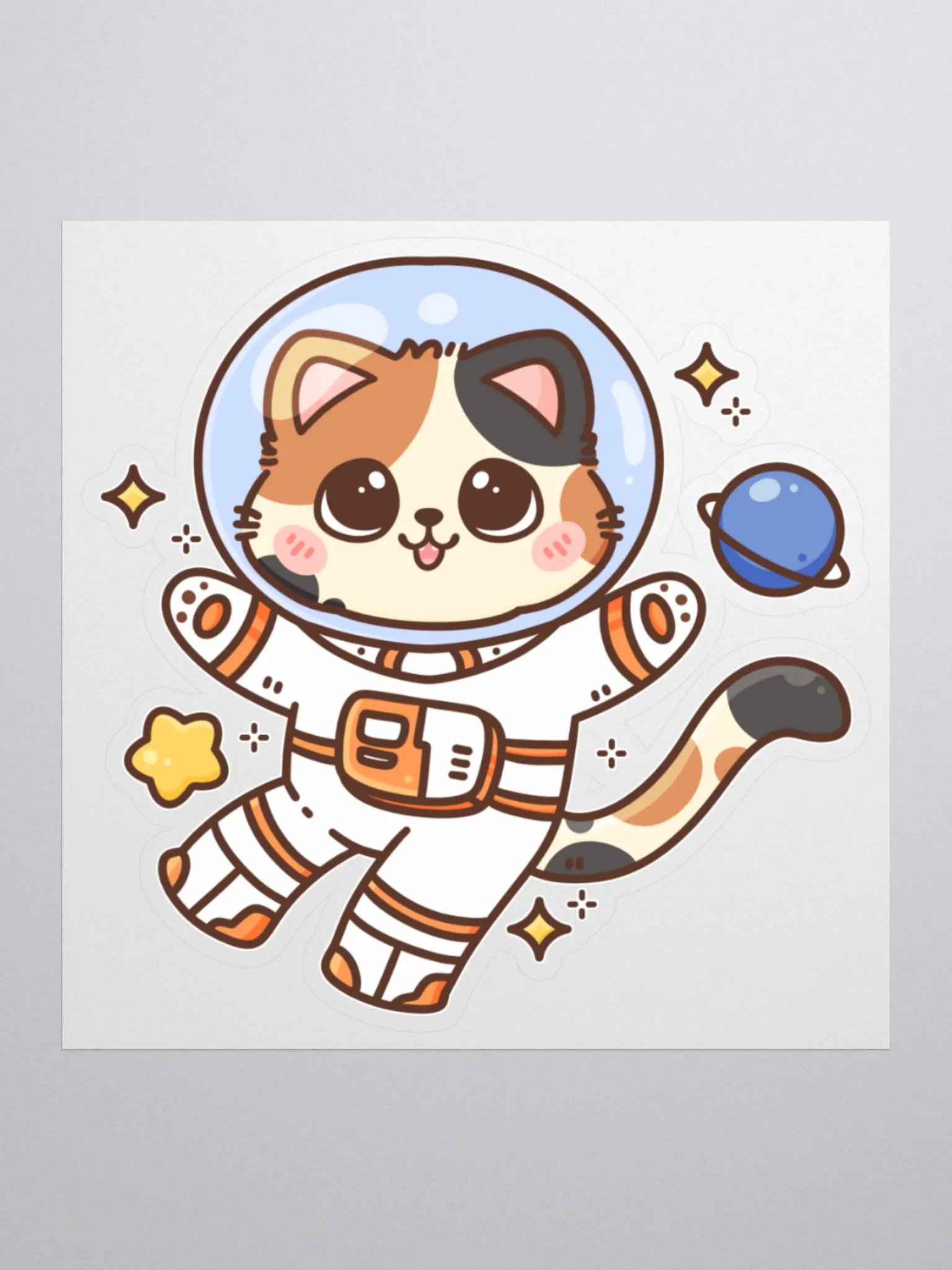 Spacecat Sticker Set product image (1)