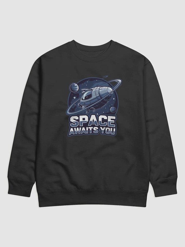 Space awaits you: Space Love Crewneck product image (1)