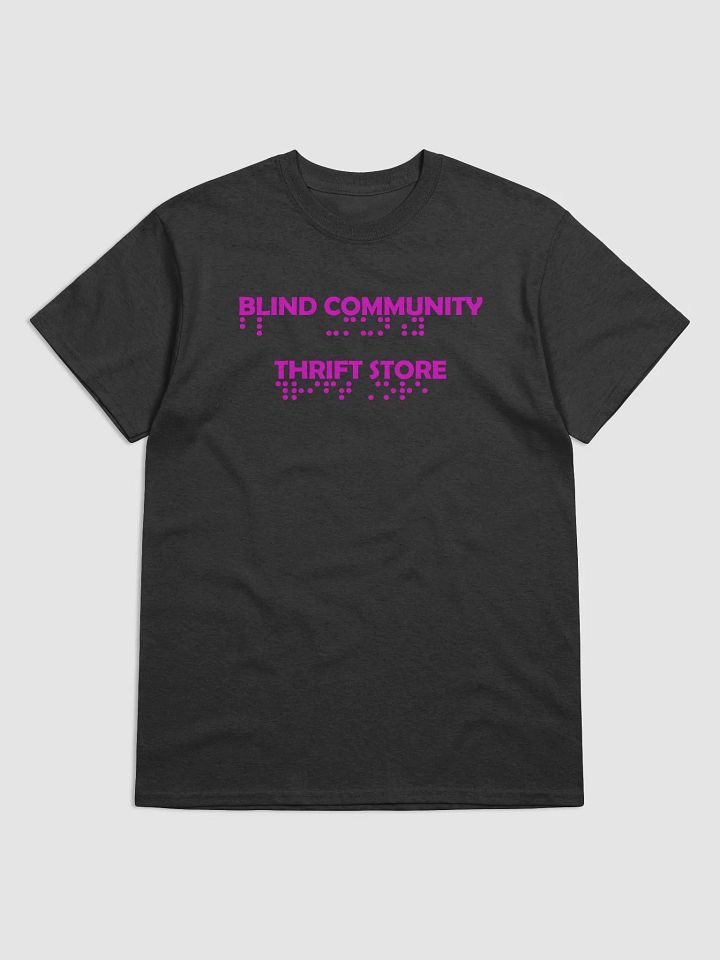 T Shirt Pink Braille Logo product image (1)