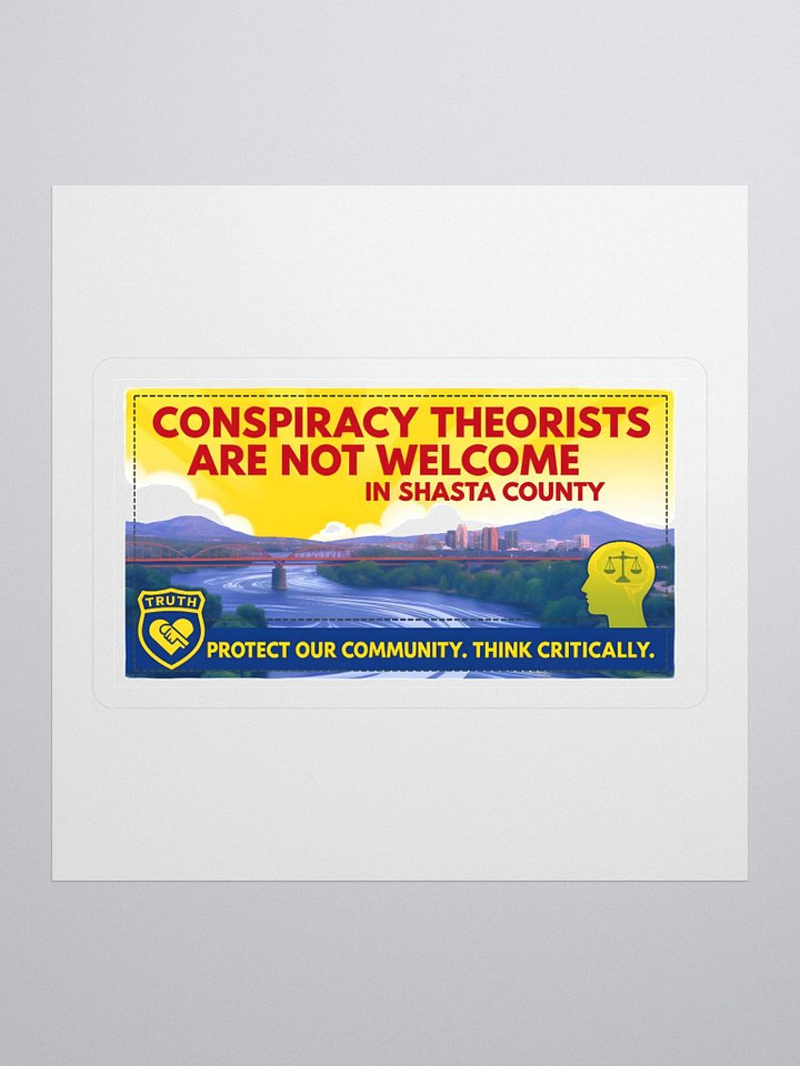 No Conspiracy Theorists in Shasta County Sticker Pack product image (1)