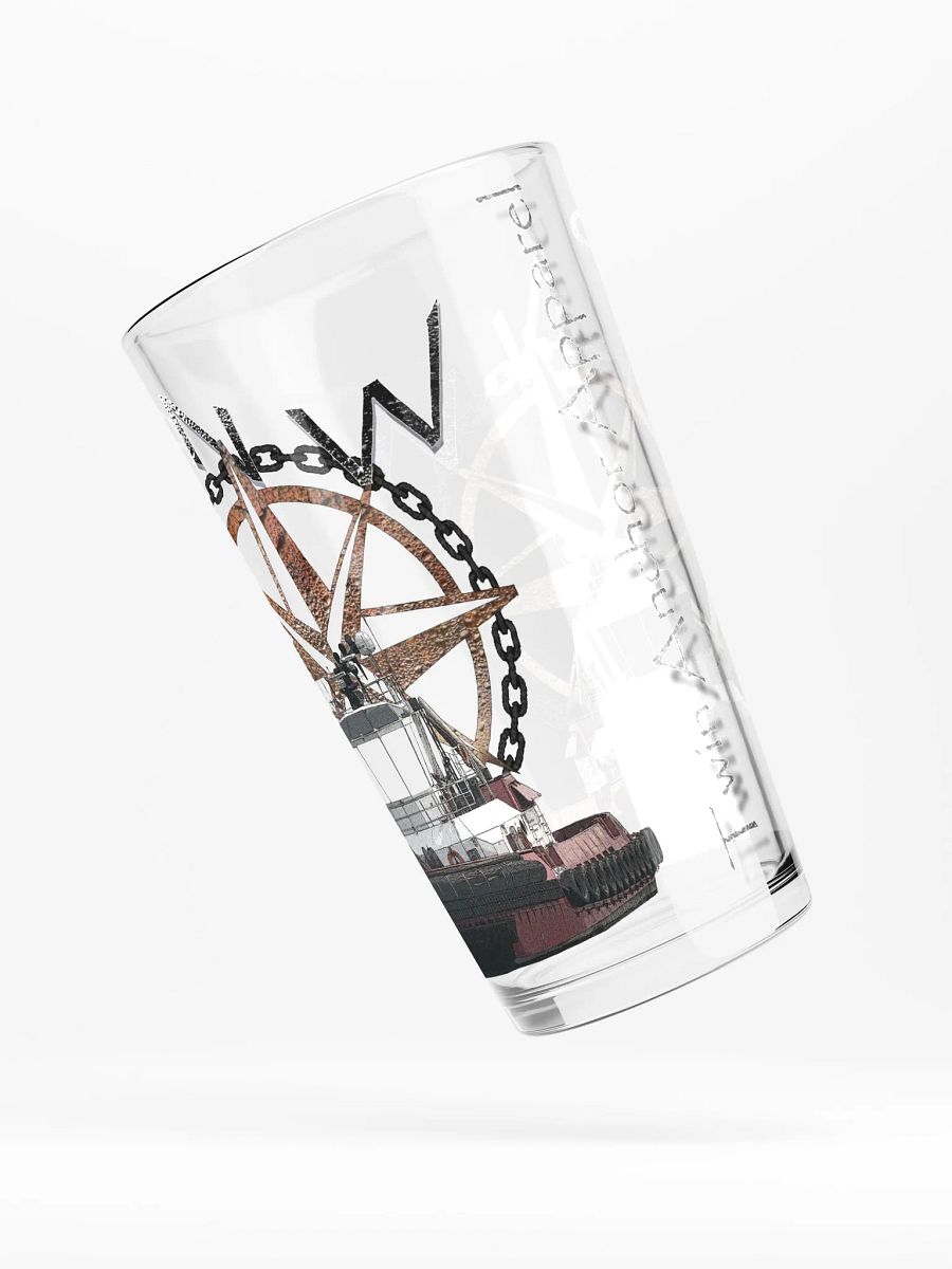 PNW Compass Rose Athena 16oz Pint Glass product image (4)