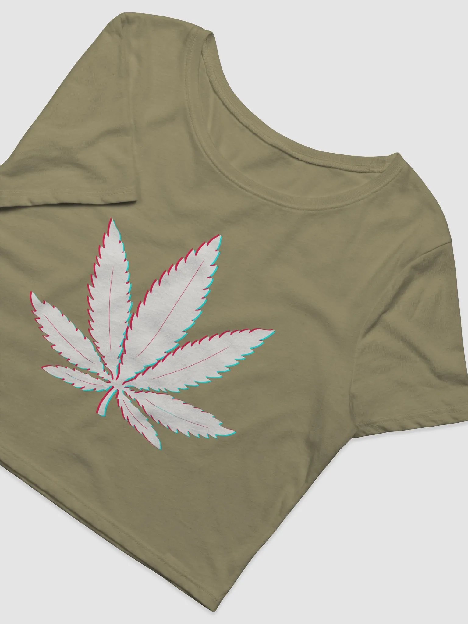 大麻 Cannabis 3D Cyberpunk Japanese Crop Top product image (2)