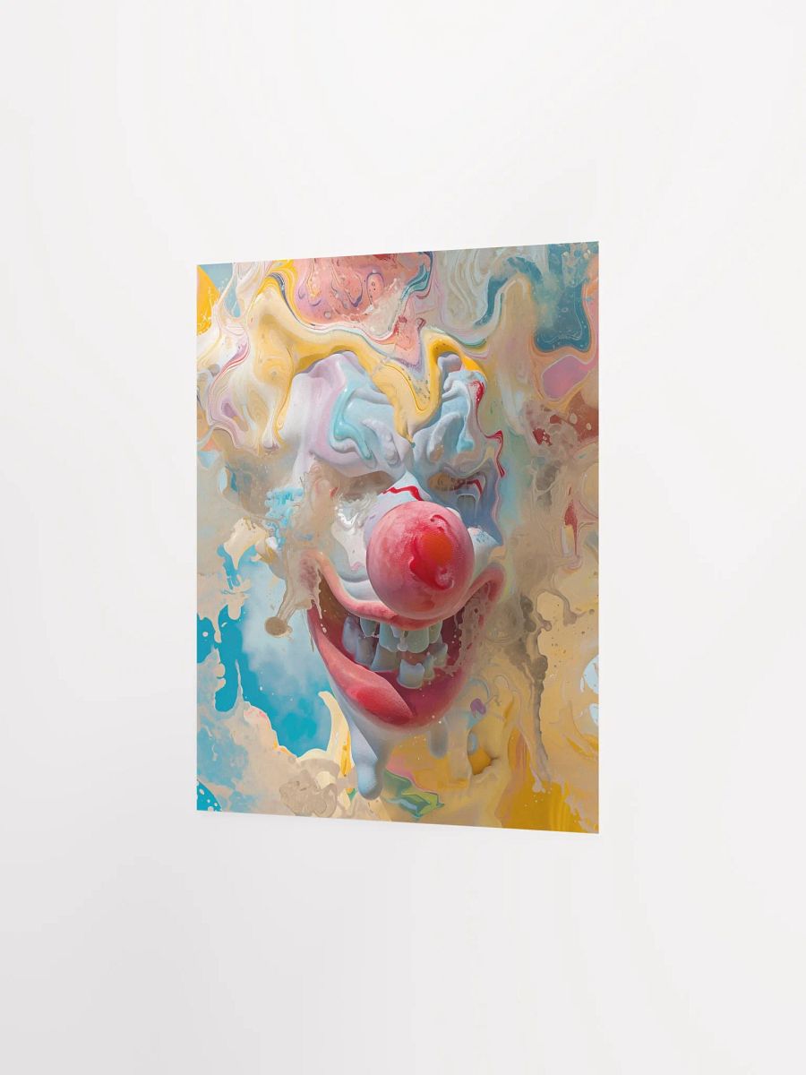 Whimsical Meltdown Clown Poster product image (2)
