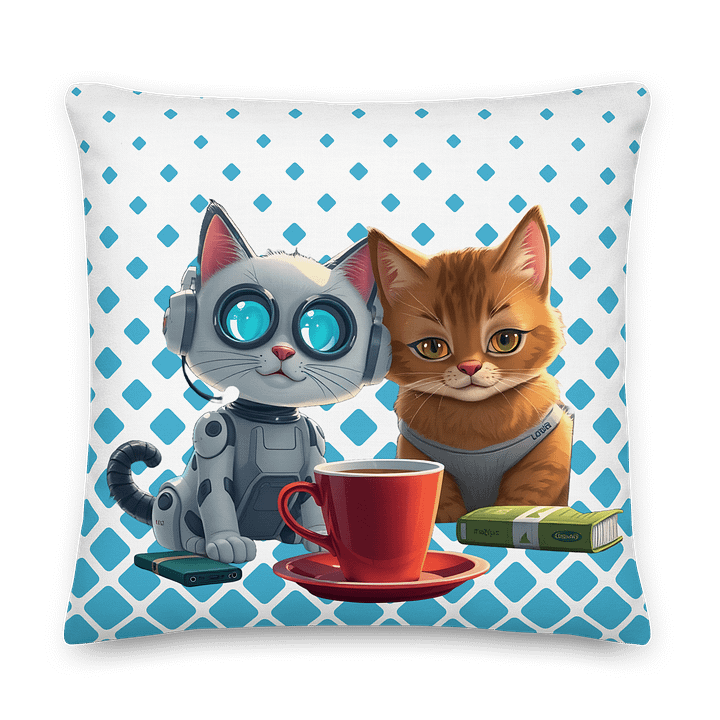 Premium Pillow-Cat & Bot product image (2)