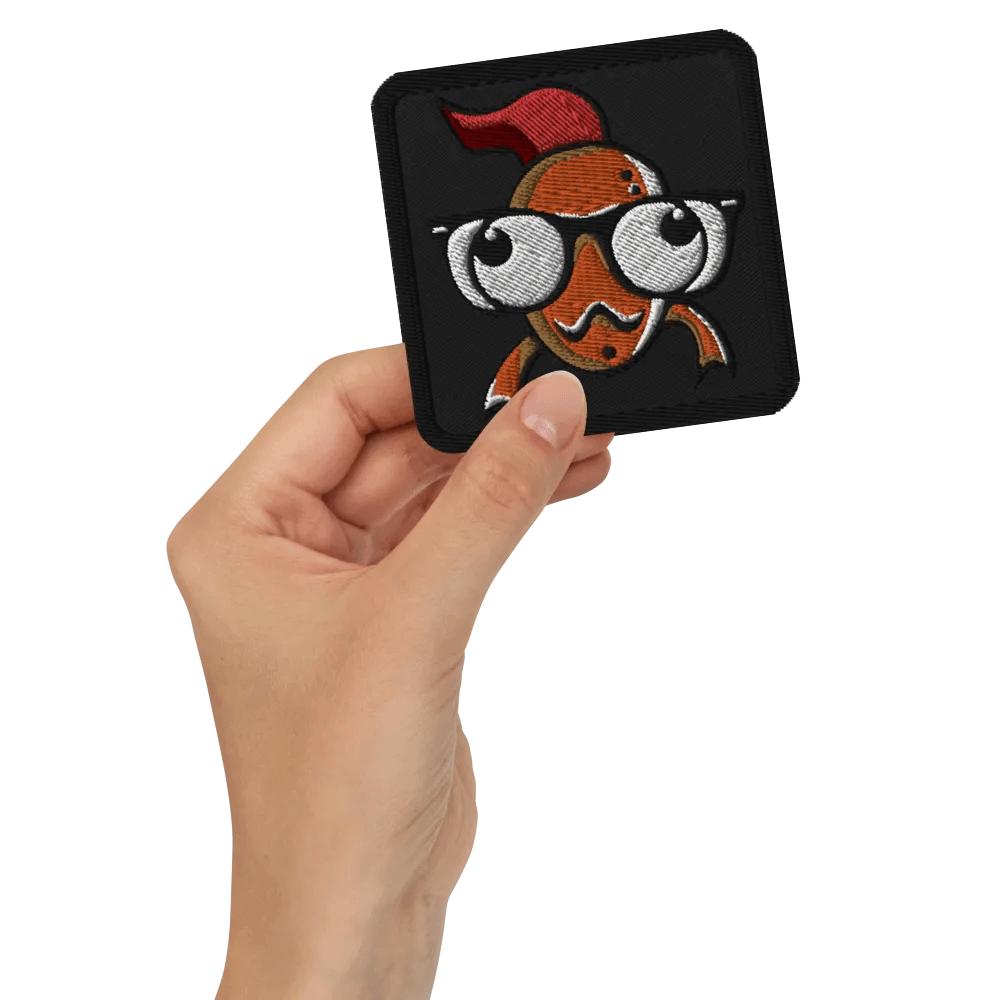 FEESH Logo Square Patch [black border] product image (2)