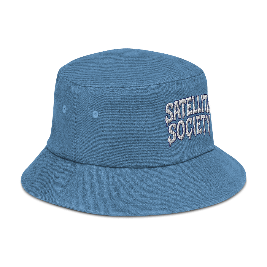 Dripping Satellite Society Denim Bucket Hat product image (3)