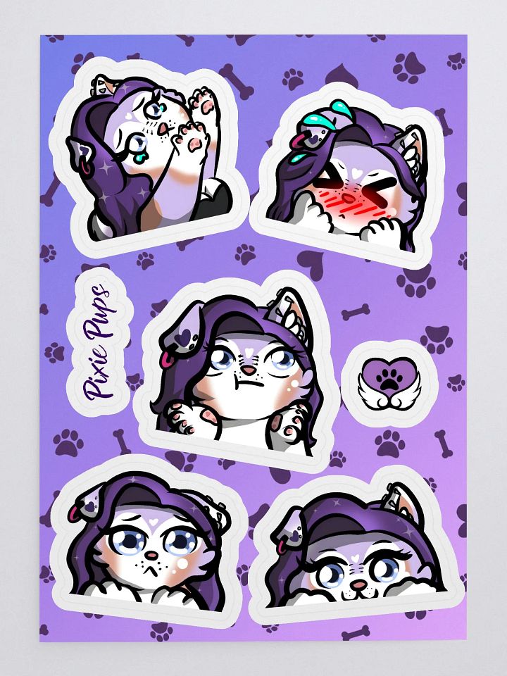 Shy Pixie Sticker Pack product image (1)