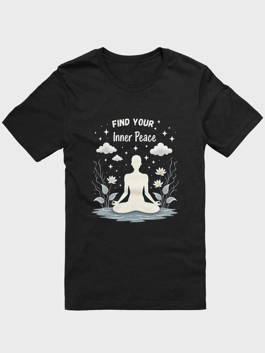 Find Your Inner Peace Yoga T-Shirt – Inspirational Apparel for Mindfulness, Mental Wellness, and Personal Growth" product image (1)
