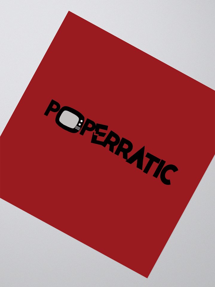 Poperratic - Logo Sticker product image (7)