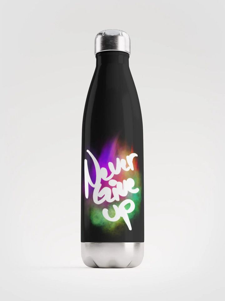 NEVER GIVE UP WATER BOTTLE product image (1)