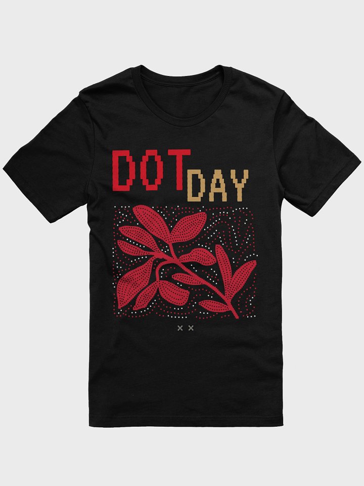 Red Botanical Dot Day T-Shirt product image (1)