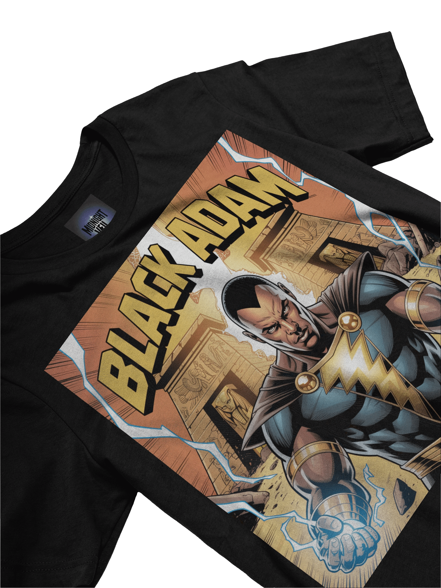 Black Adam Power of Shazam Supersoft T-Shirt – Kahndaq Lightning Legacy product image (5)
