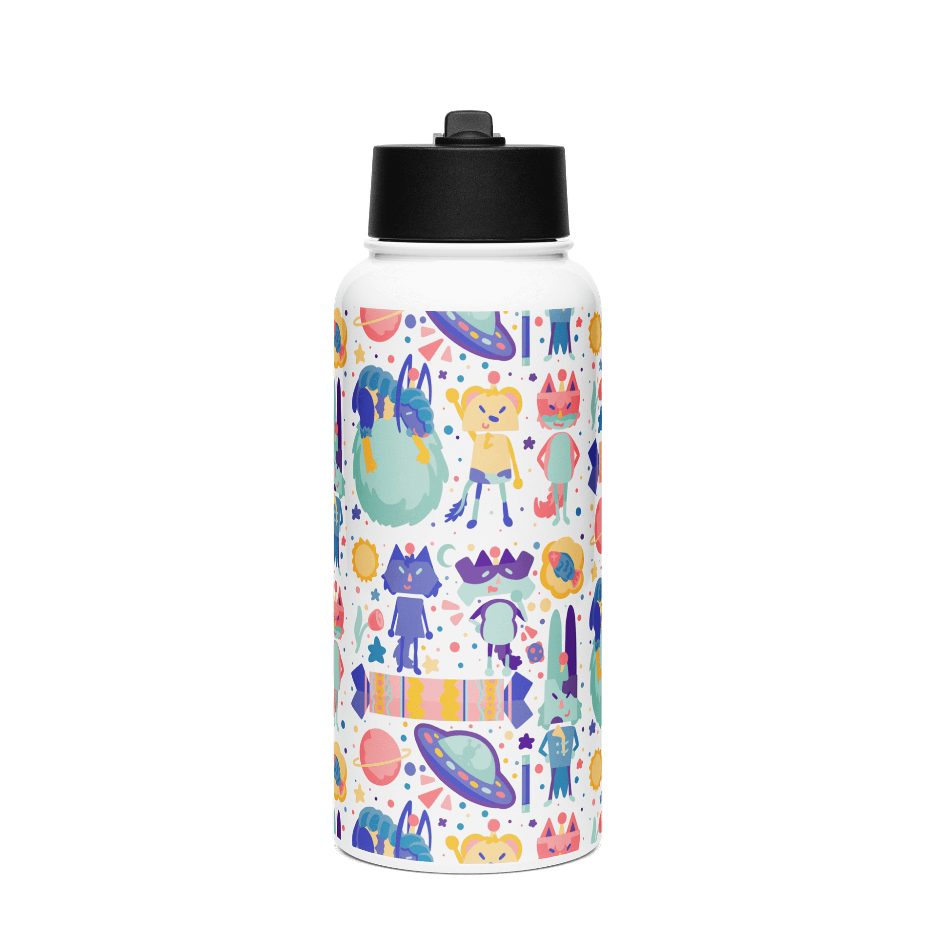 Cozy Cosmos Crew Water Bottle product image (1)