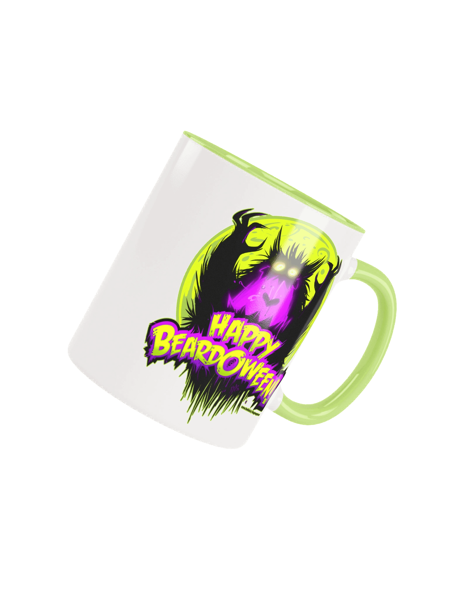 Happy BeardOween - Ceramic Mug with Color Inside product image (59)