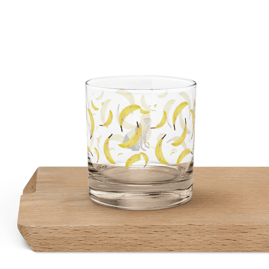 Banana Lady rocks glass product image (6)