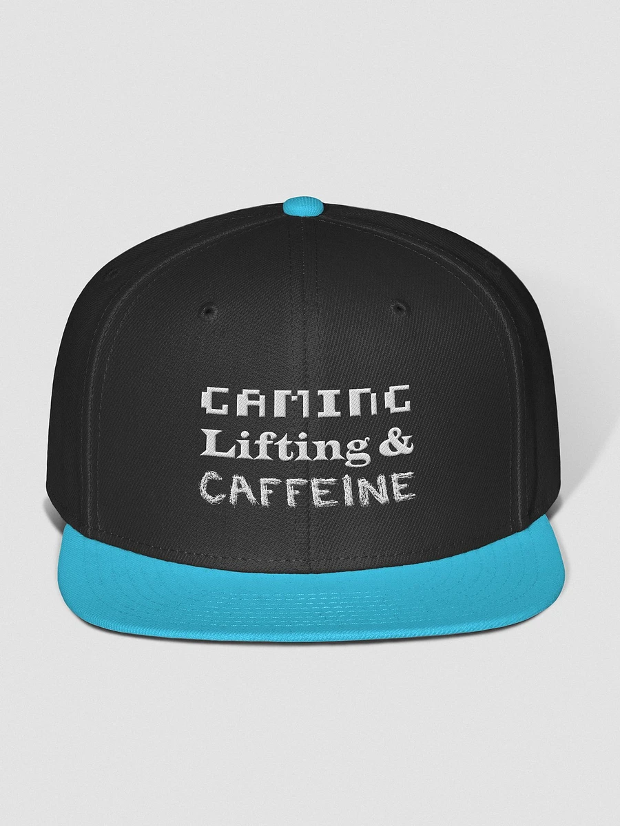 Gaming, Lifting & Caffeine Snapback - White Lettering product image (2)