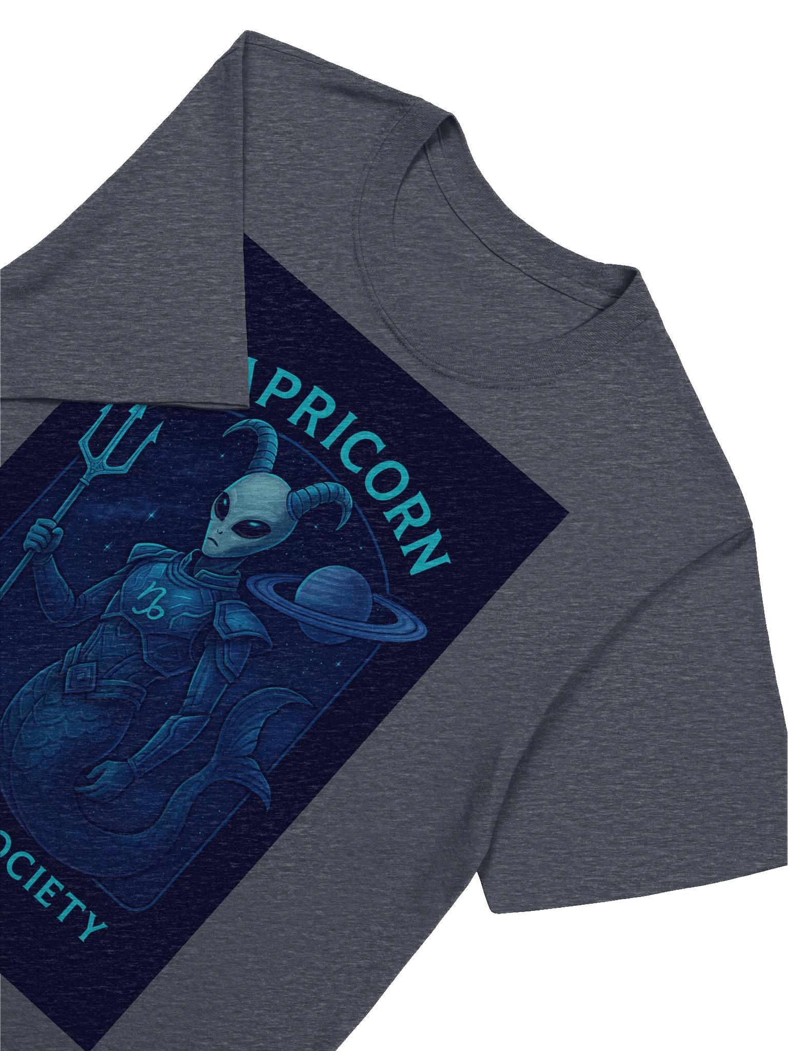 Capricorn Alien Trident T-Shirt product image (5)