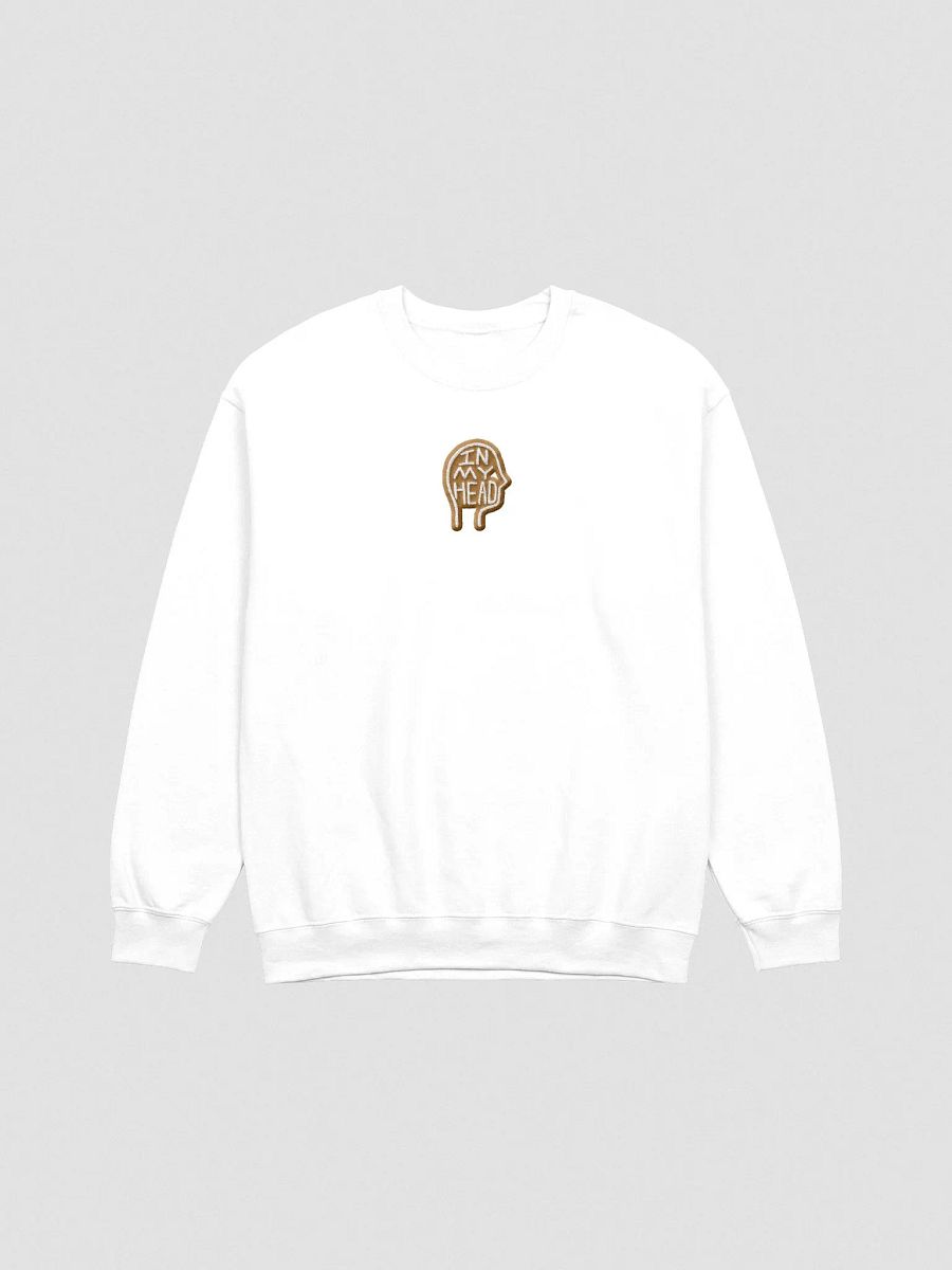 In My Head embroidered crewneck (brown bubble design 2) product image (2)