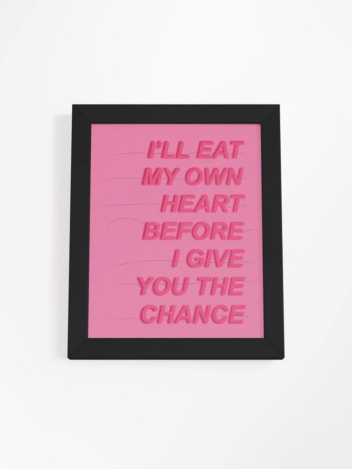 Heart Eater Framed Art Print product image (1)
