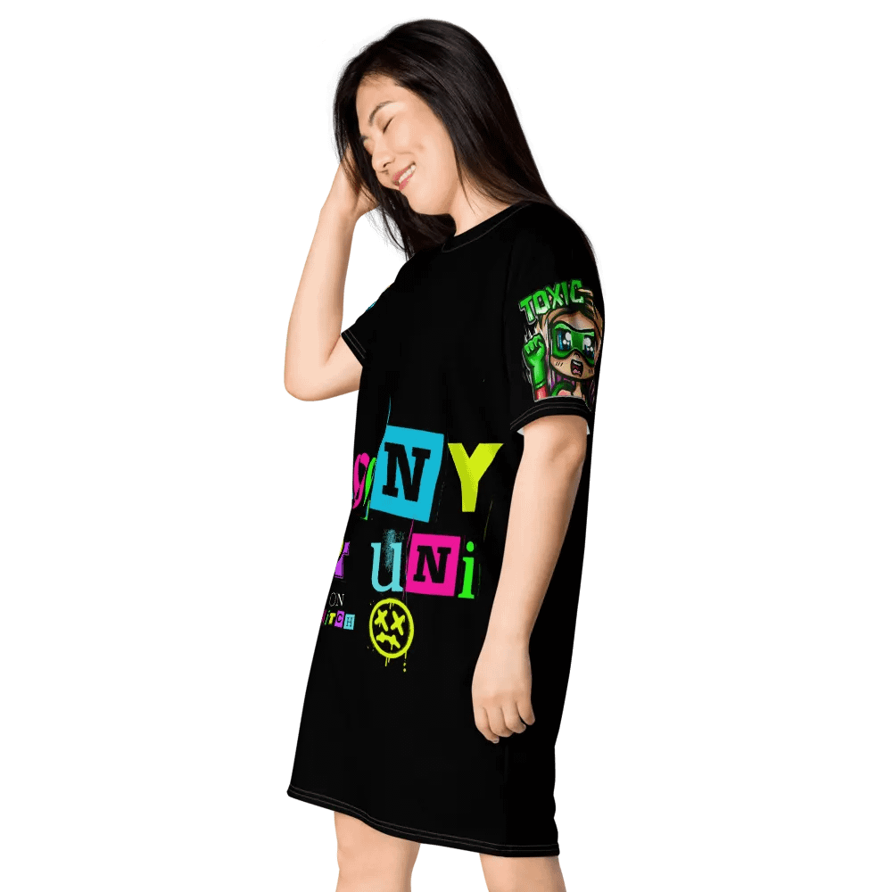 Punky Loons Graffiti T-Shirt Dress product image (4)