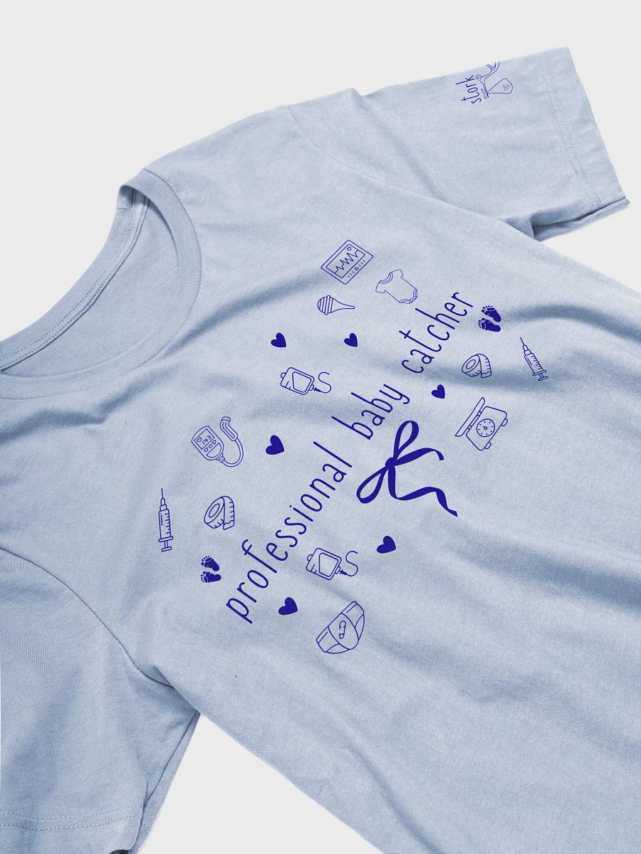 baby catcher (blue font tee) product image (3)