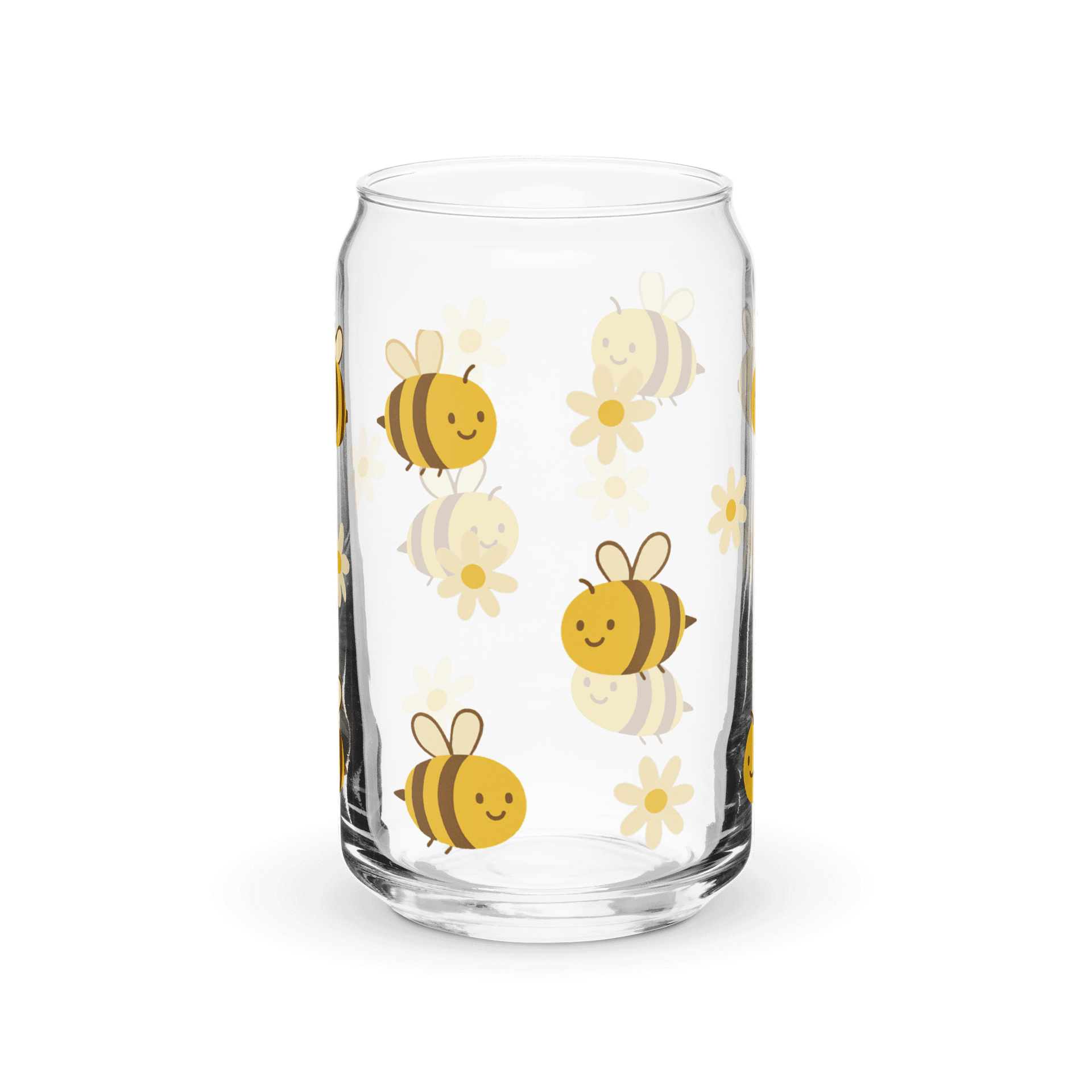 Buzzing Bee Can-Shaped Glass product image (1)