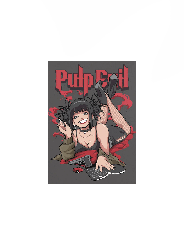 Pulp Evil Anime Girl Poster product image (4)