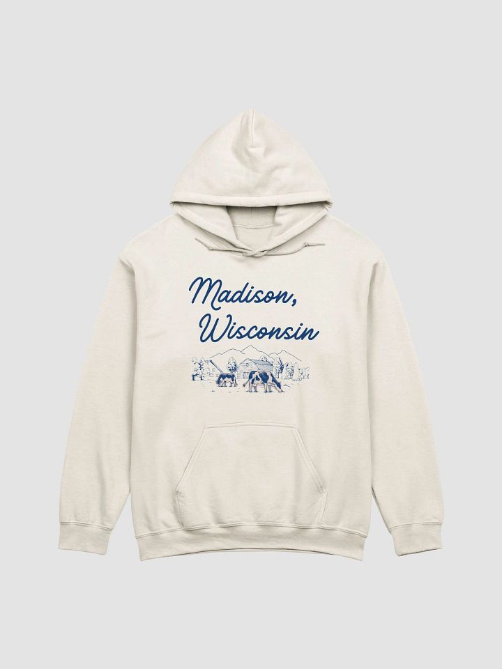 wisco cow hoodie!!!! product image (1)