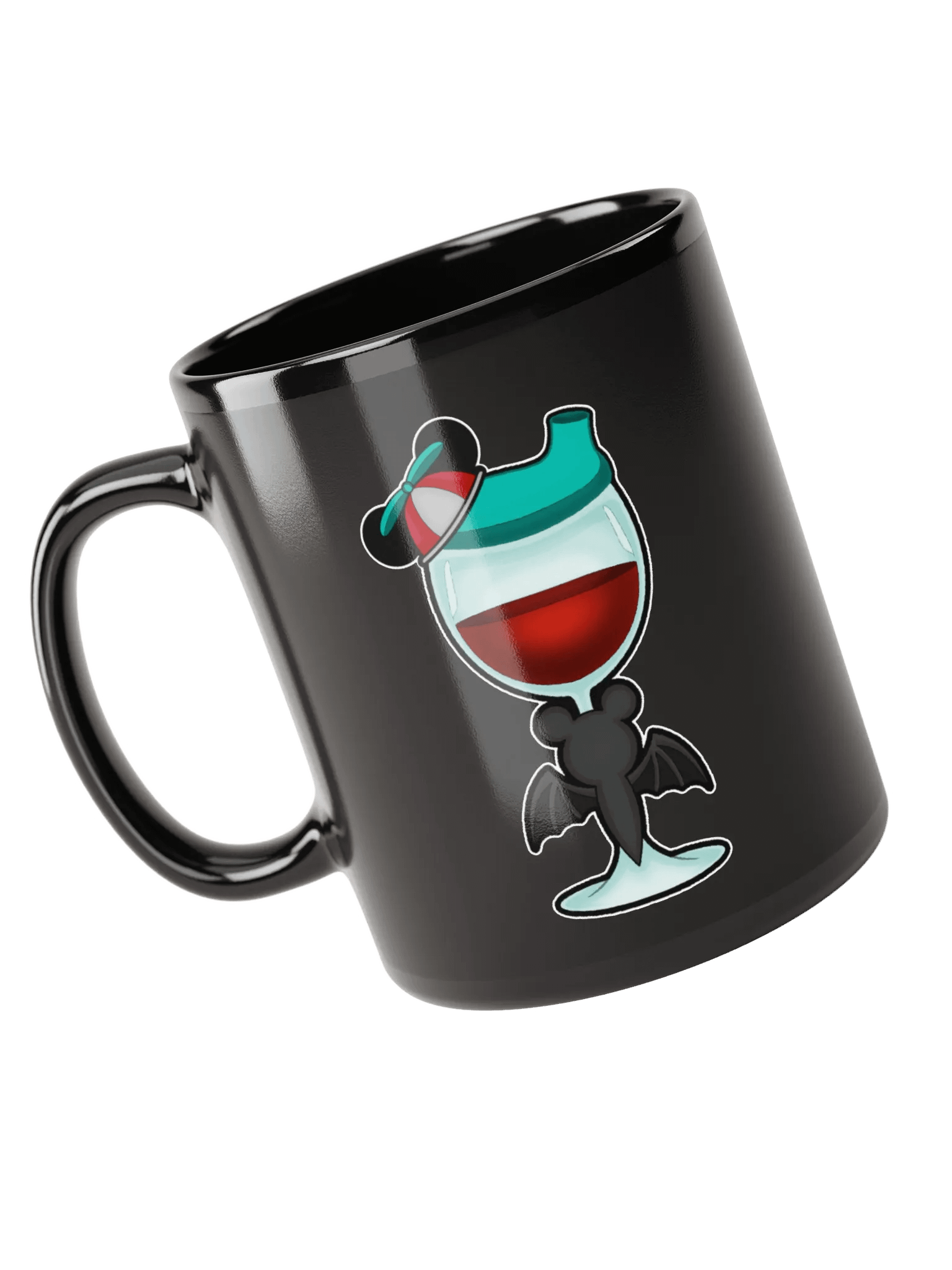 Wine-Hayley Logo Black Mug product image (2)