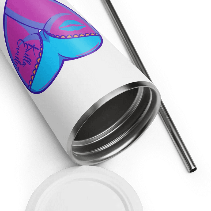 NEON KILLA EMMY HEART BUTT INSULATED TUMBLER WITH STRAW product image (12)