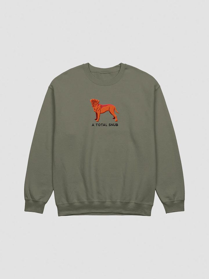 A Total Snub Sweatshirt (Embroidered) of a Dogue de Bordeaux(Red) product image (7)