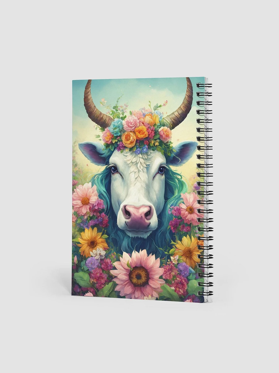 Floral Cow Dotted Notebook product image (3)