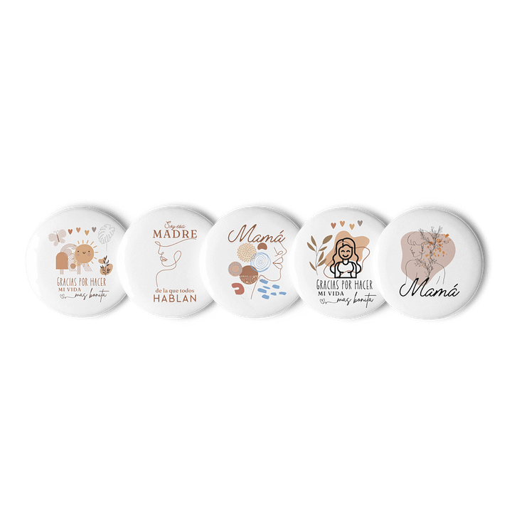 Boho Happy Mother´s Day Set of Pins product image (1)